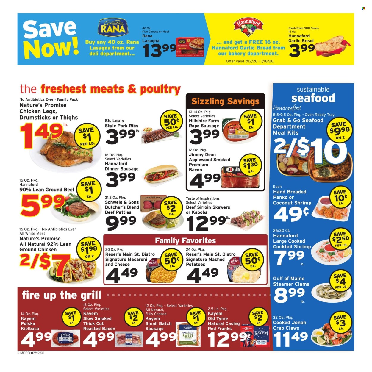 Hannaford ad - 07/12/2026 - 07/18/2026. Page 2