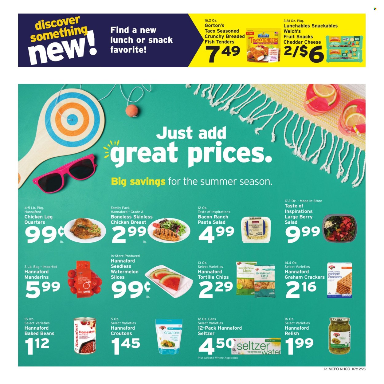 Hannaford ad - 07/12/2026 - 07/18/2026. Page 9