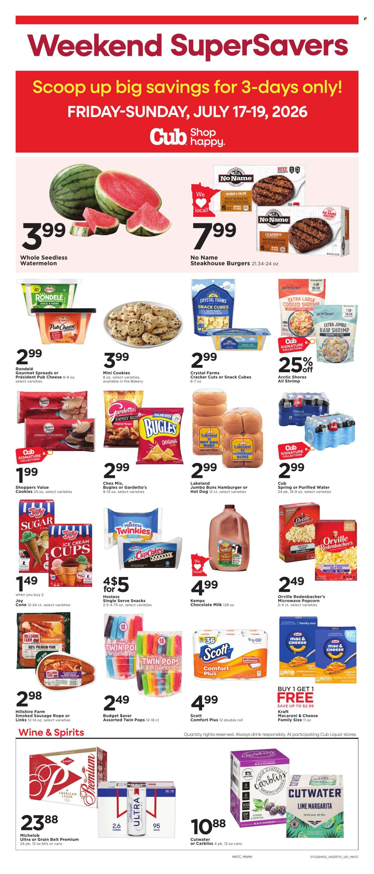 Cub Foods ad - 07/12/2026 - 07/18/2026. Page 3