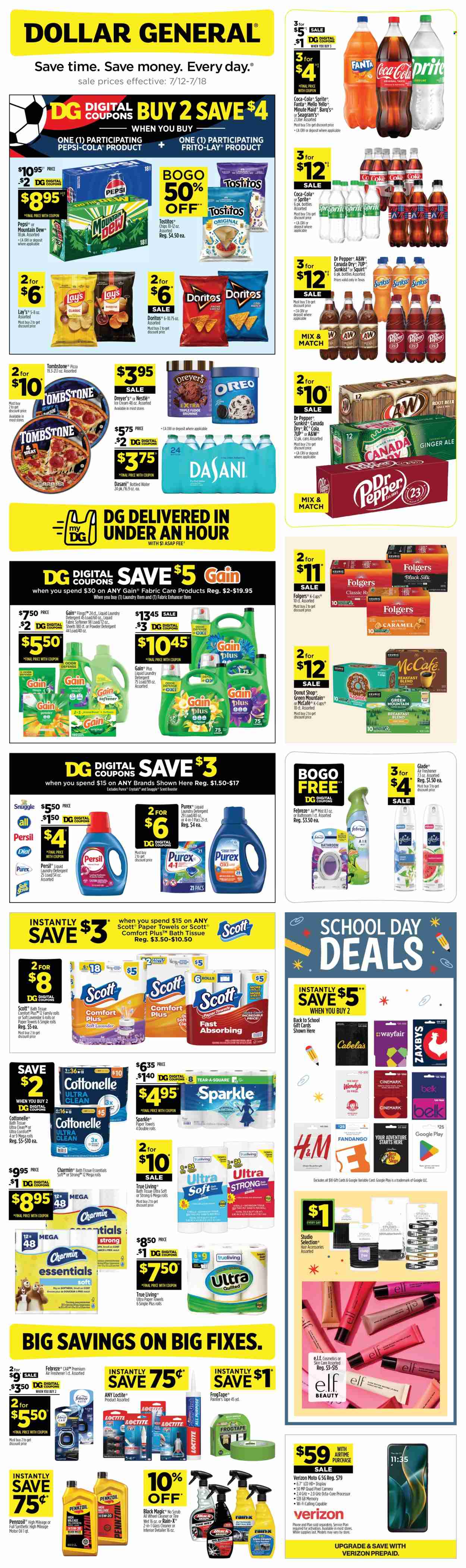 Dollar General ad - 07/12/2026 - 07/18/2026. Page 1