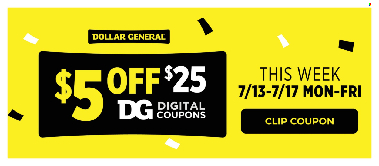 Dollar General ad - 07/12/2026 - 07/18/2026. Page 2
