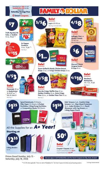 Family Dollar Flyer - 07/12/2026 - 07/18/2026.
