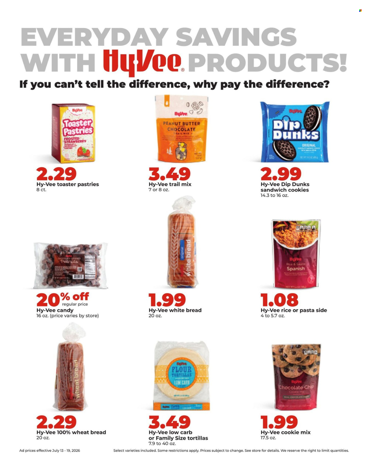 Hy-Vee ad - 07/13/2026 - 07/19/2026. Page 18