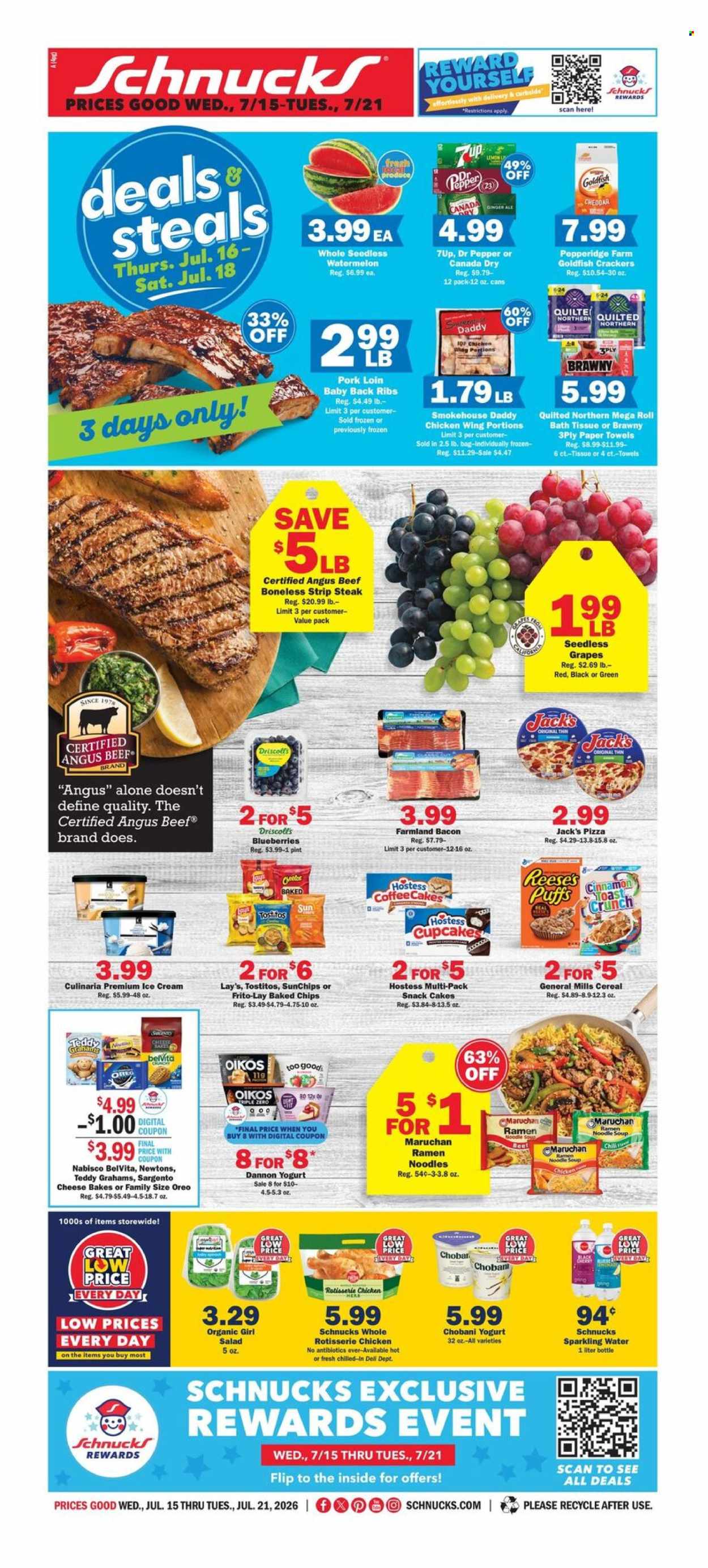Schnucks ad - 07/15/2026 - 07/21/2026. Page 1