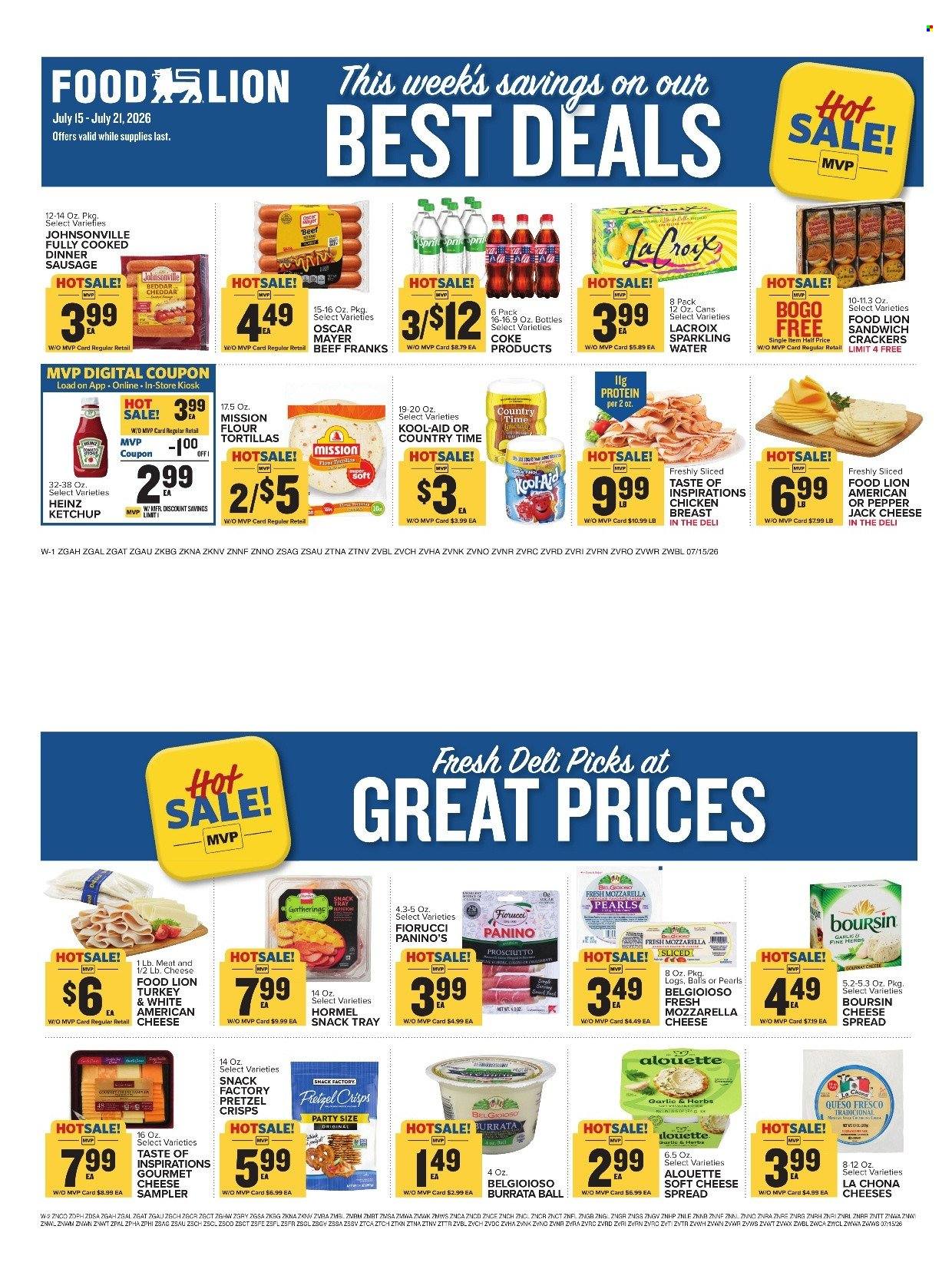 Food Lion ad - 07/15/2026 - 07/21/2026. Page 9