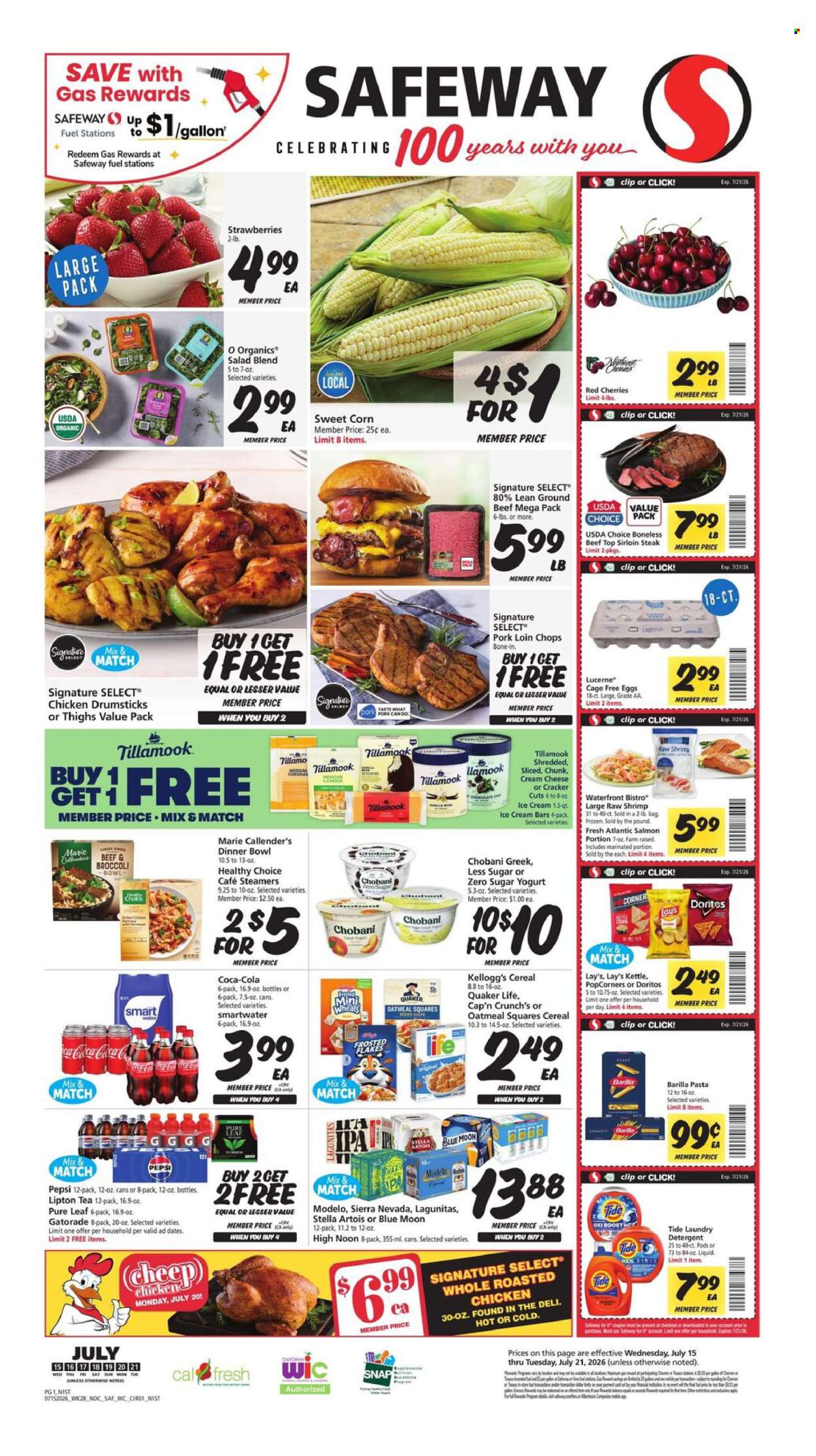 Safeway ad - 07/15/2026 - 07/21/2026. Page 1