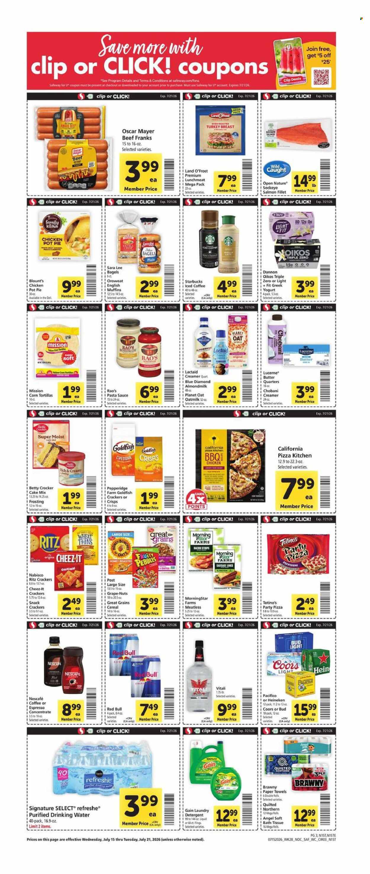 Safeway ad - 07/15/2026 - 07/21/2026. Page 3