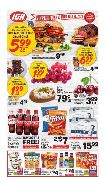 IGA Flyer - 07/15/2026 - 07/21/2026.