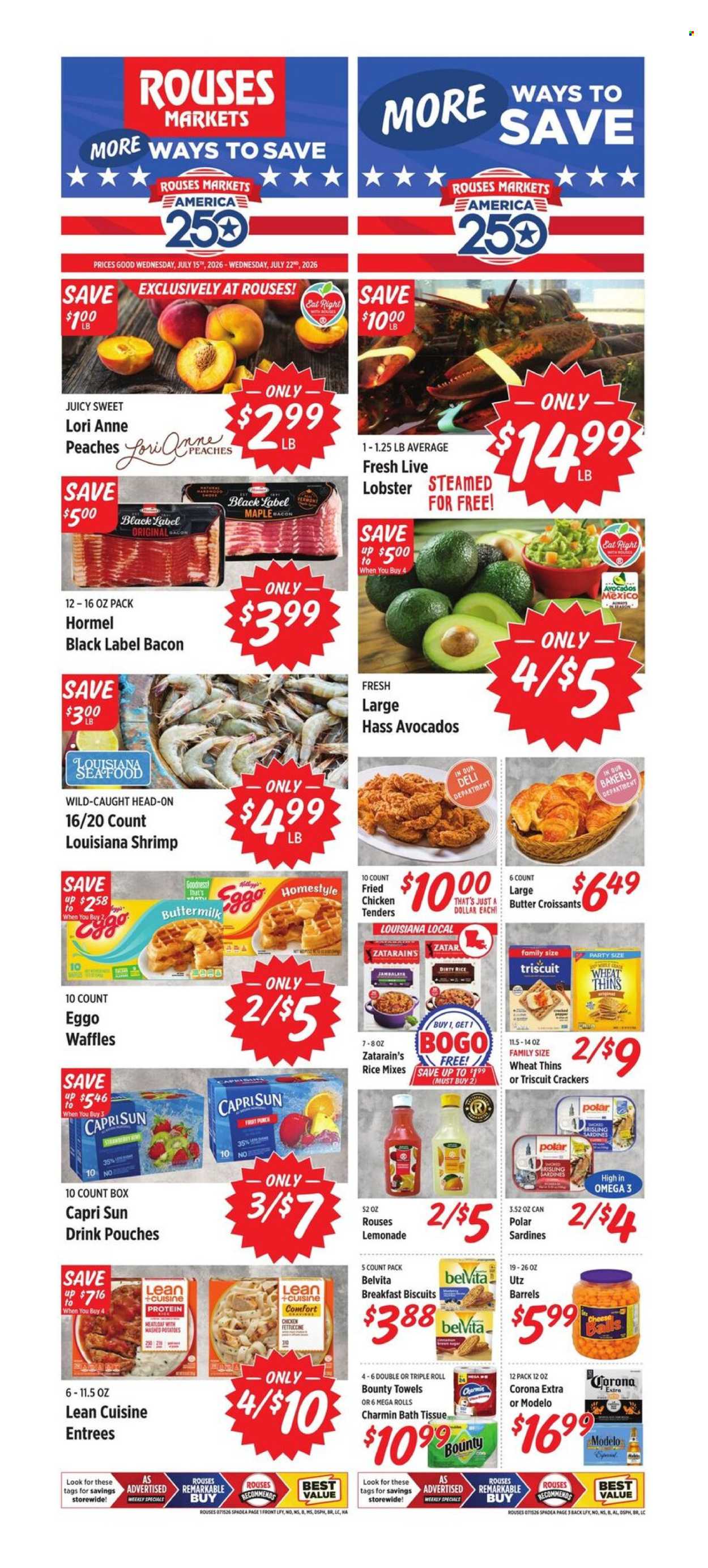 Rouses Markets ad - 07/15/2026 - 07/22/2026. Page 2