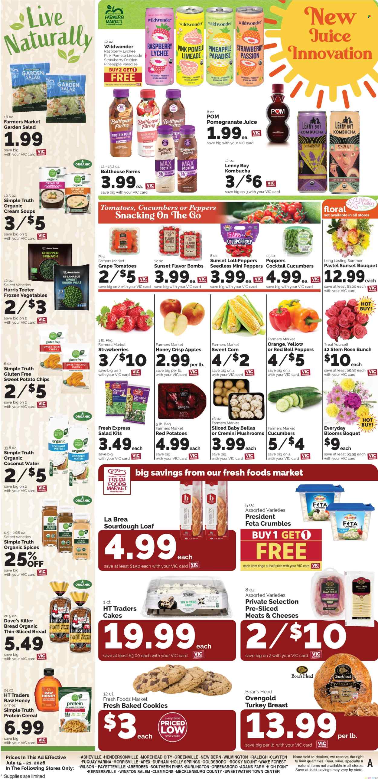 Harris Teeter ad - 07/15/2026 - 07/21/2026. Page 11