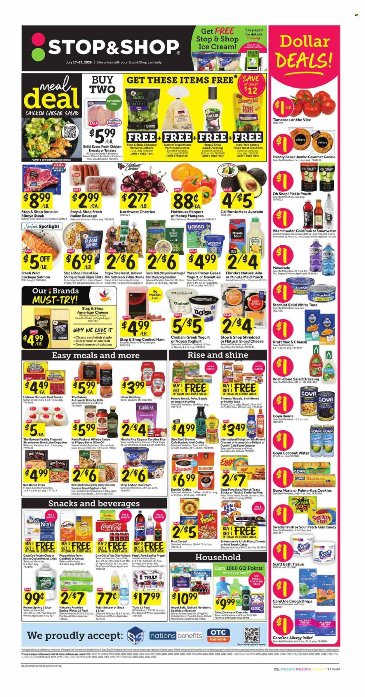 Stop & Shop ad - 07/17/2026 - 07/23/2026. Page 1