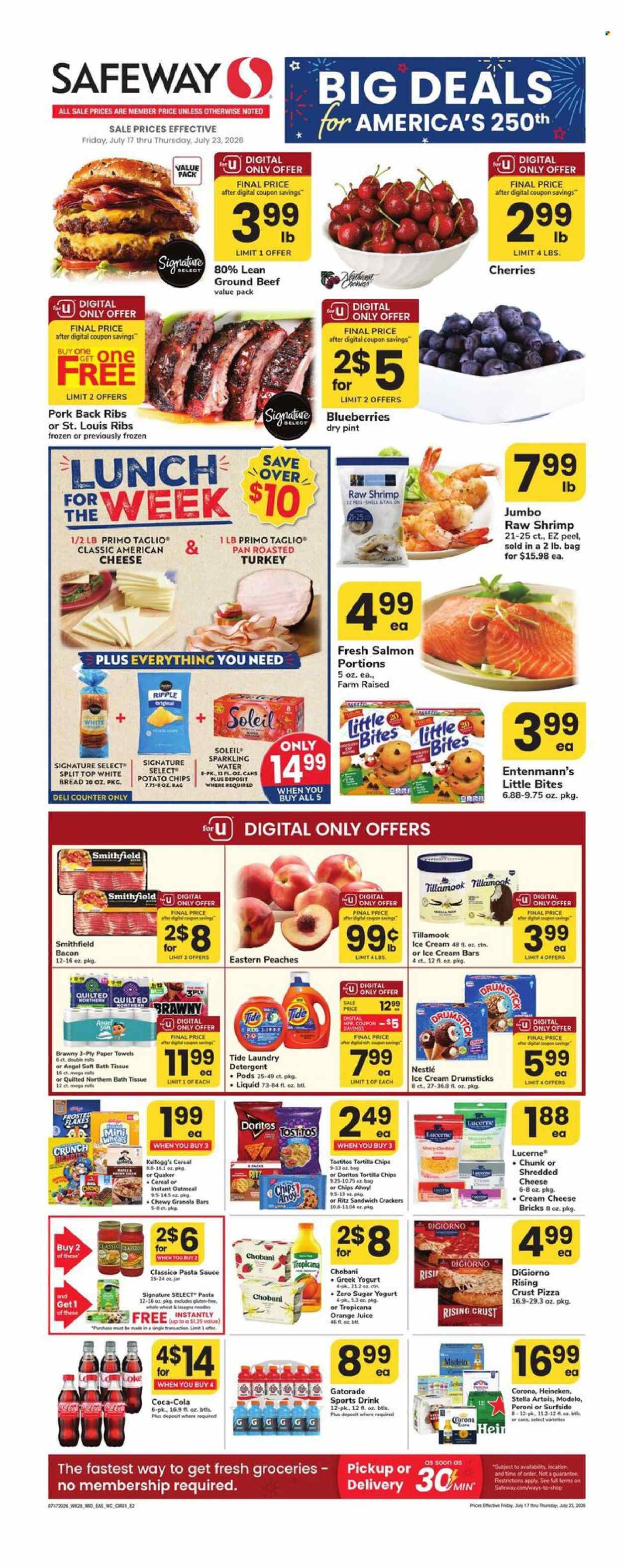 Safeway ad - 07/17/2026 - 07/23/2026. Page 1
