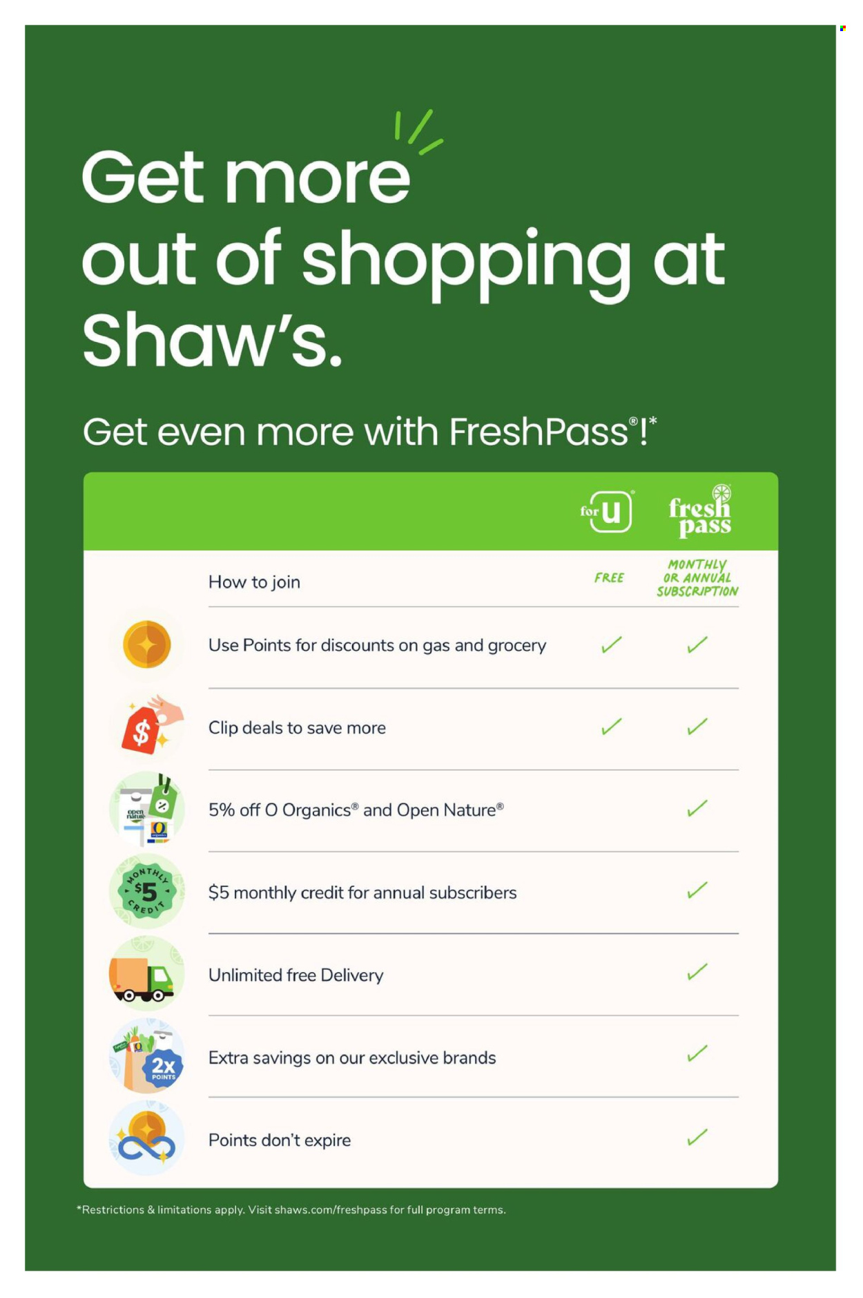 Shaw’s ad - 07/17/2026 - 07/23/2026. Page 9