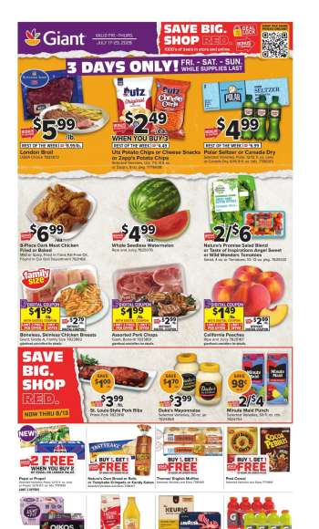 Giant Food Flyer - 07/17/2026 - 07/23/2026.
