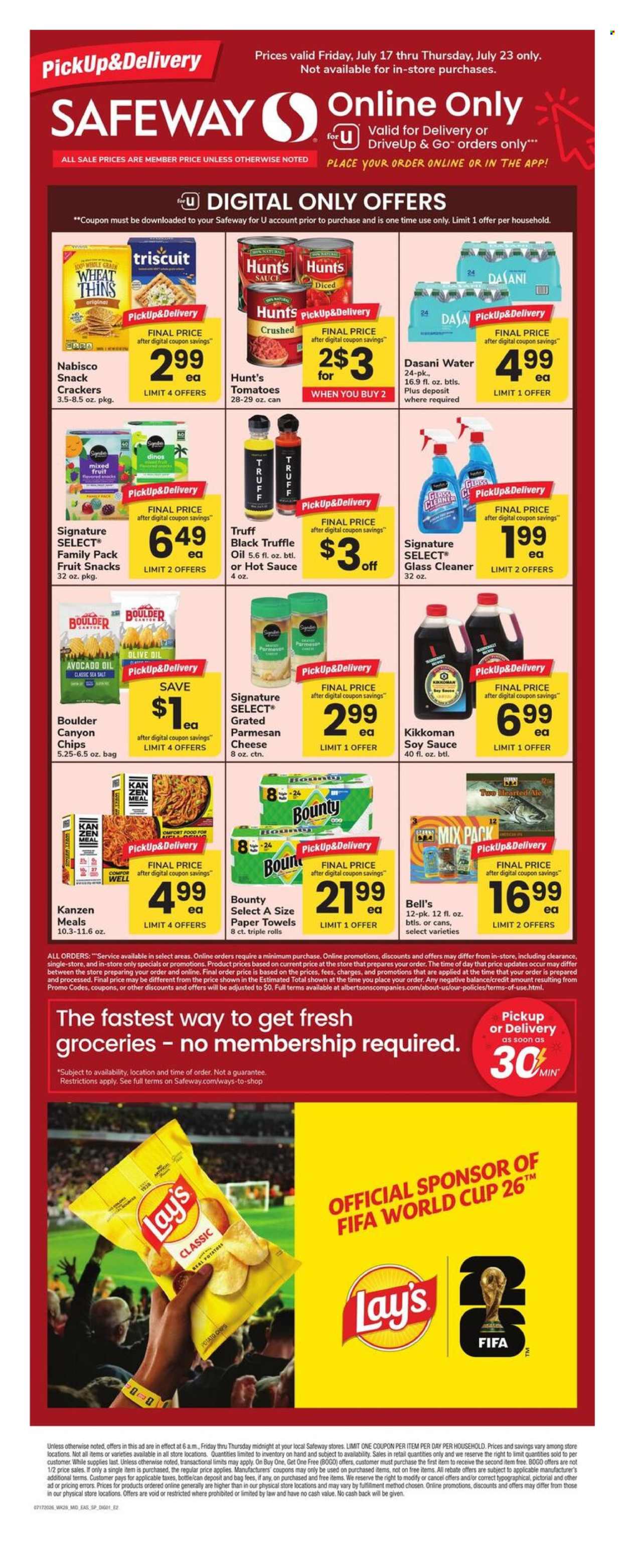 Safeway ad - 07/17/2026 - 07/23/2026. Page 1