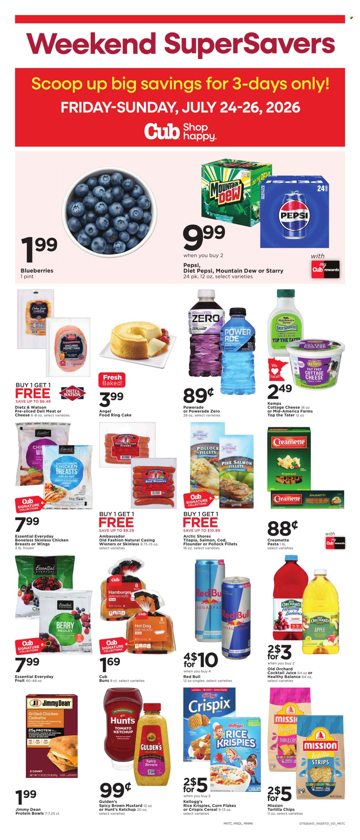 Cub Foods ad - 07/19/2026 - 07/25/2026. Page 4