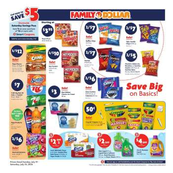 Family Dollar Flyer - 07/19/2026 - 07/25/2026.