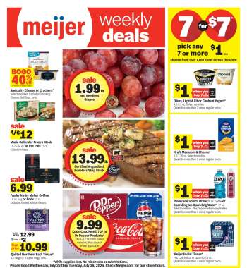 Meijer Flyer - 07/22/2026 - 07/28/2026.