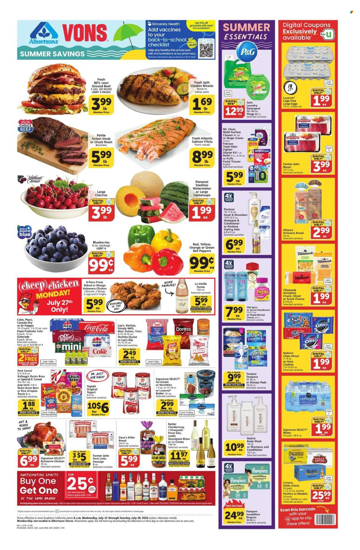 Albertsons ad - 07/22/2026 - 07/28/2026. Page 1