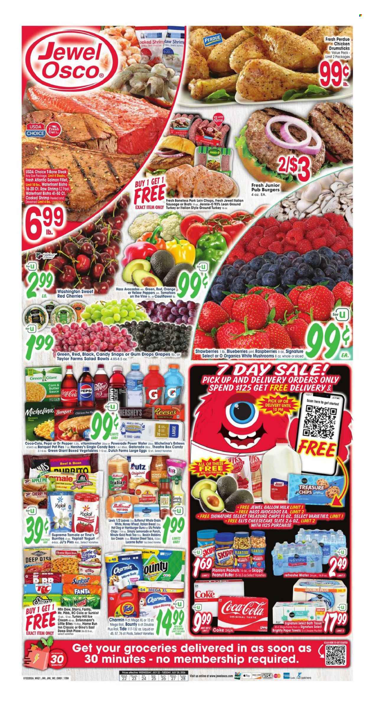 Jewel Osco ad - 07/22/2026 - 07/28/2026. Page 1