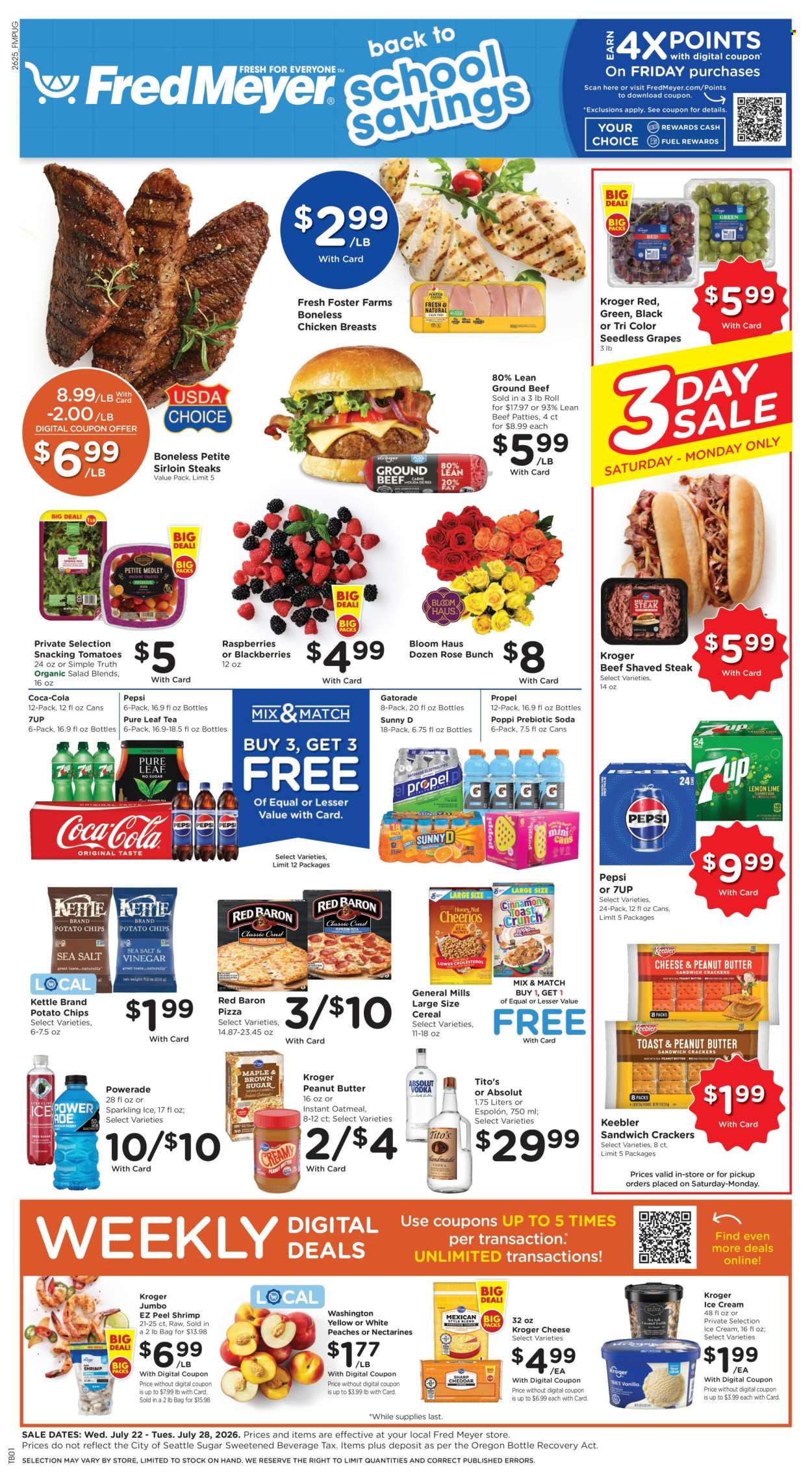 Fred Meyer ad - 07/22/2026 - 07/28/2026. Page 1