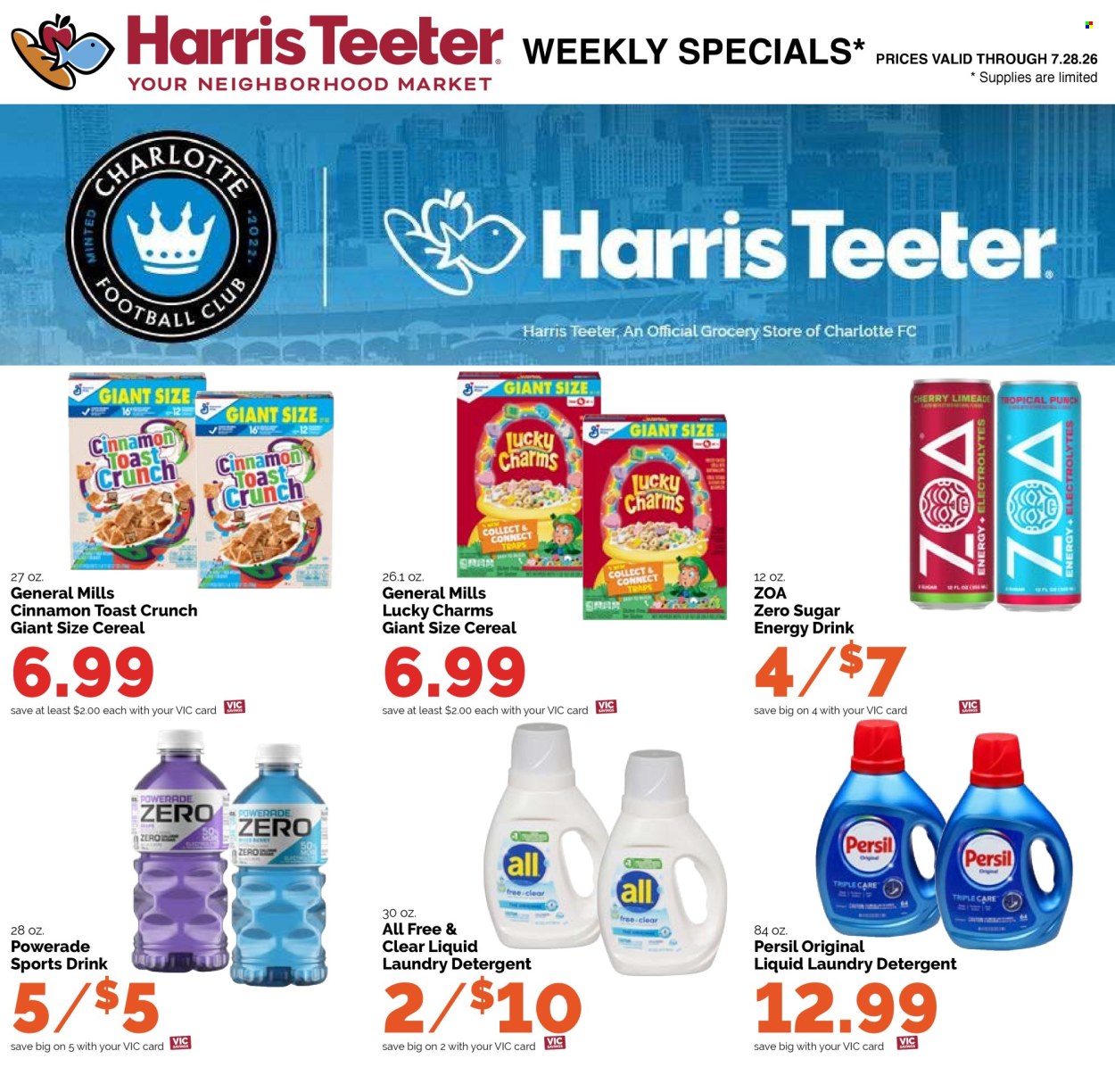 Harris Teeter ad - 07/22/2026 - 07/28/2026. Page 12