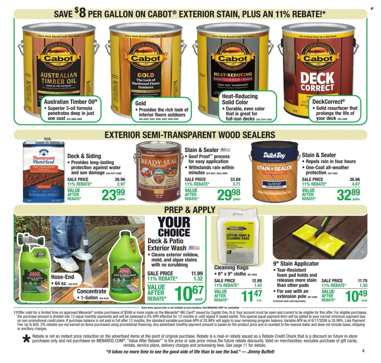 Menards ad - 07/16/2026 - 07/26/2026. Page 9