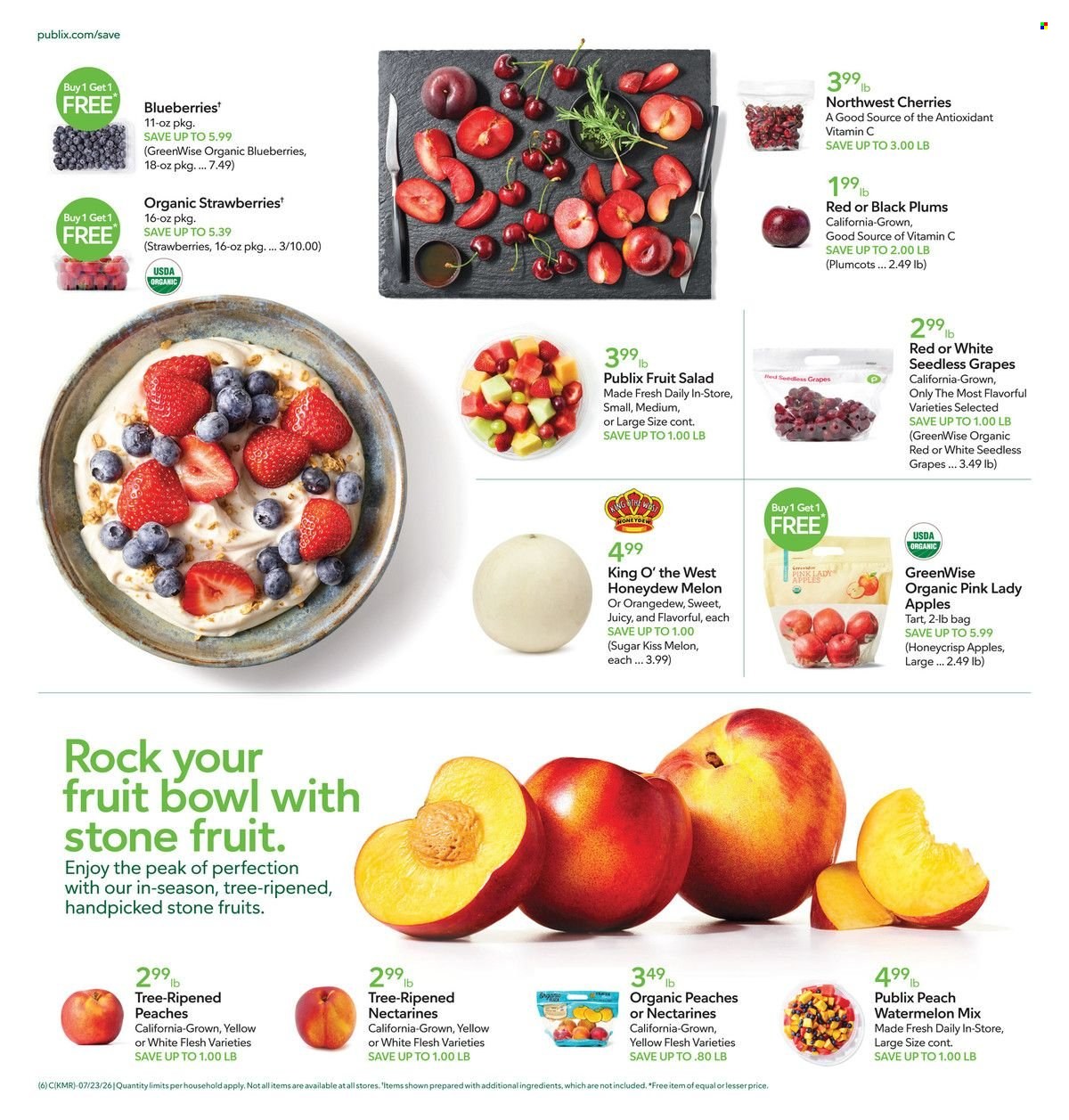 Publix ad - 07/22/2026 - 07/28/2026. Page 6