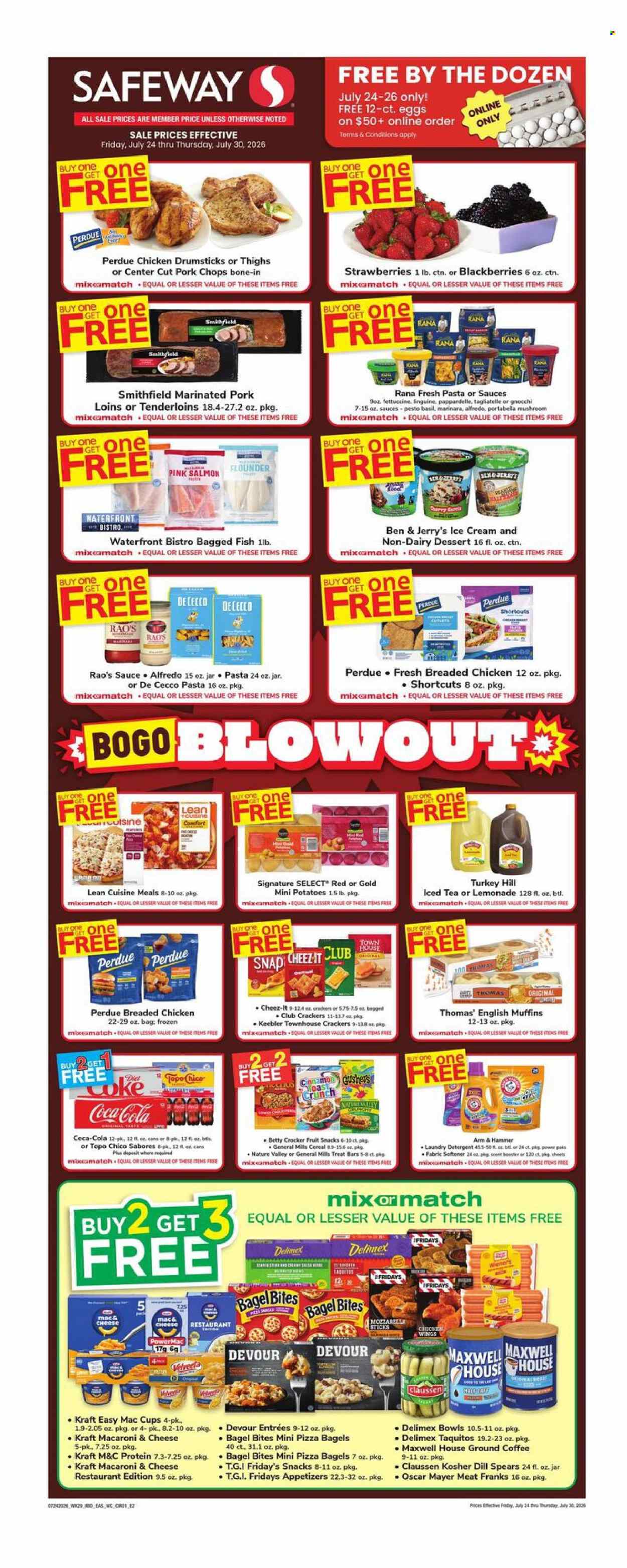 Safeway ad - 07/24/2026 - 07/30/2026. Page 1