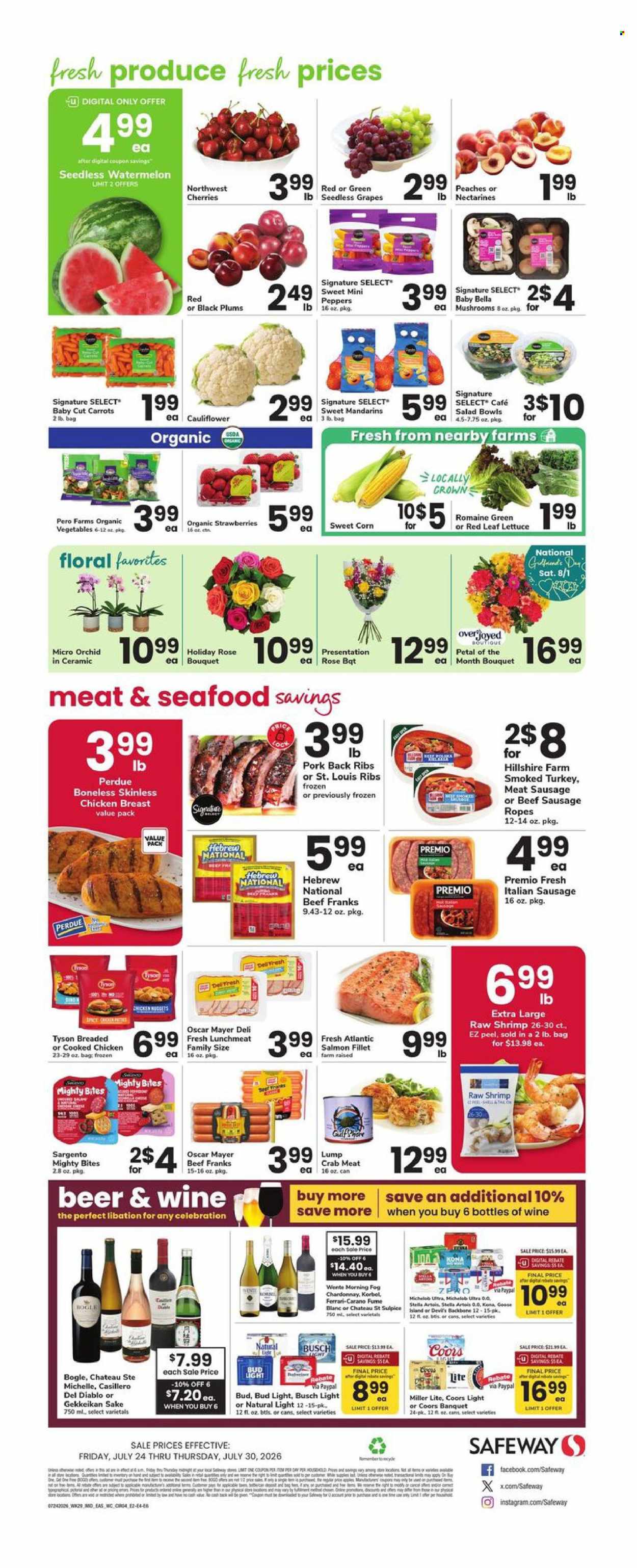 Safeway ad - 07/24/2026 - 07/30/2026. Page 4