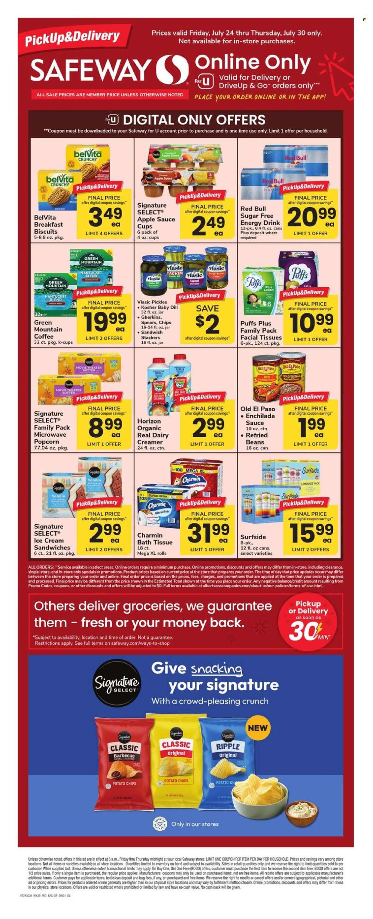 Safeway ad - 07/24/2026 - 07/30/2026. Page 1
