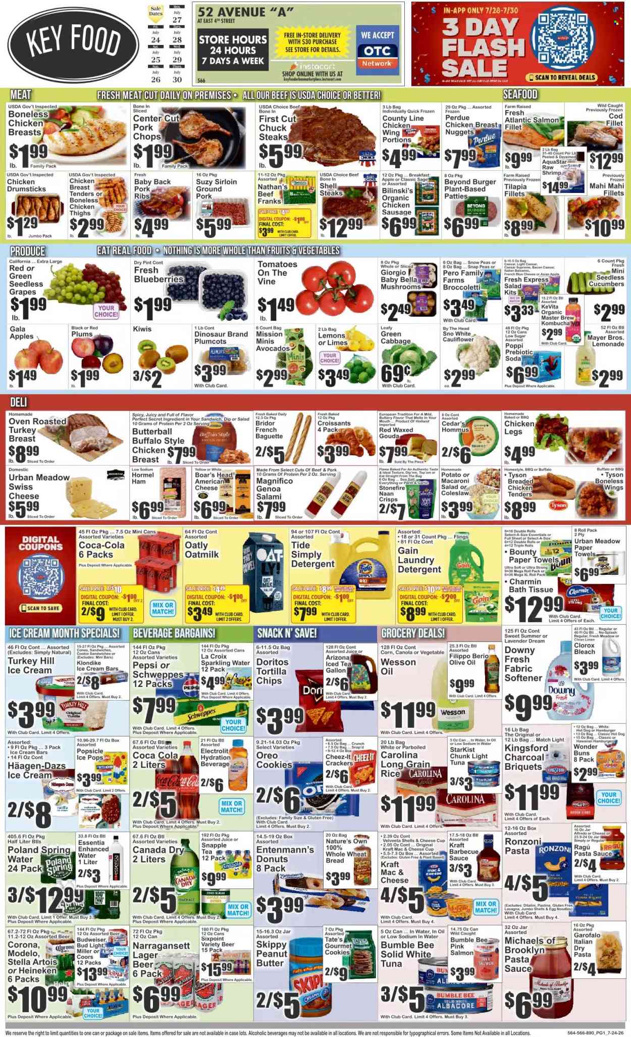 Key Food ad - 07/24/2026 - 07/30/2026. Page 1