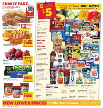 Family Fare Flyer - 07/26/2026 - 08/01/2026.