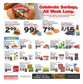 Hannaford Flyer - 07/26/2026 - 08/01/2026.
