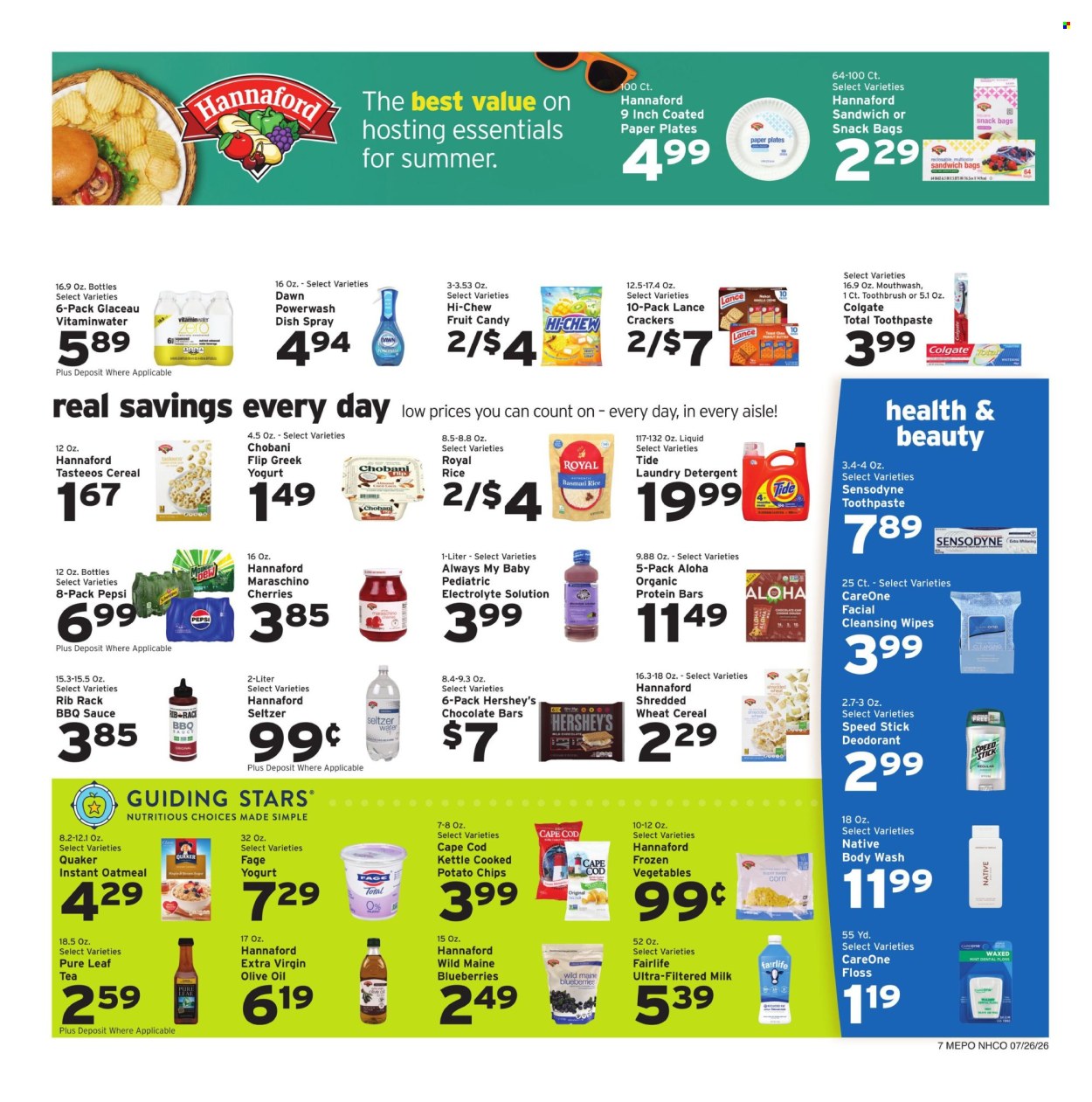 Hannaford ad - 07/26/2026 - 08/01/2026. Page 7