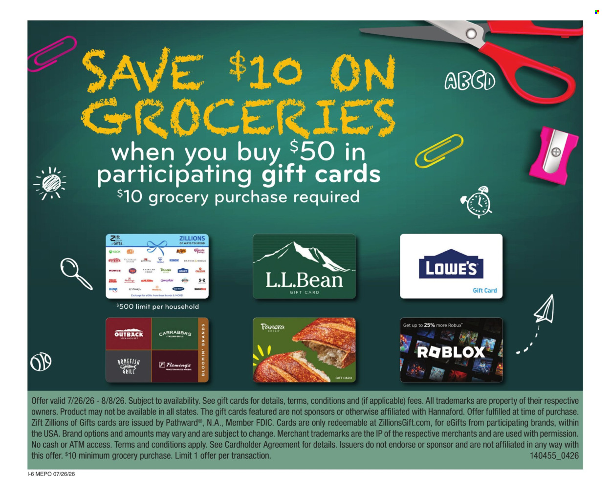 Hannaford ad - 07/26/2026 - 08/01/2026. Page 14