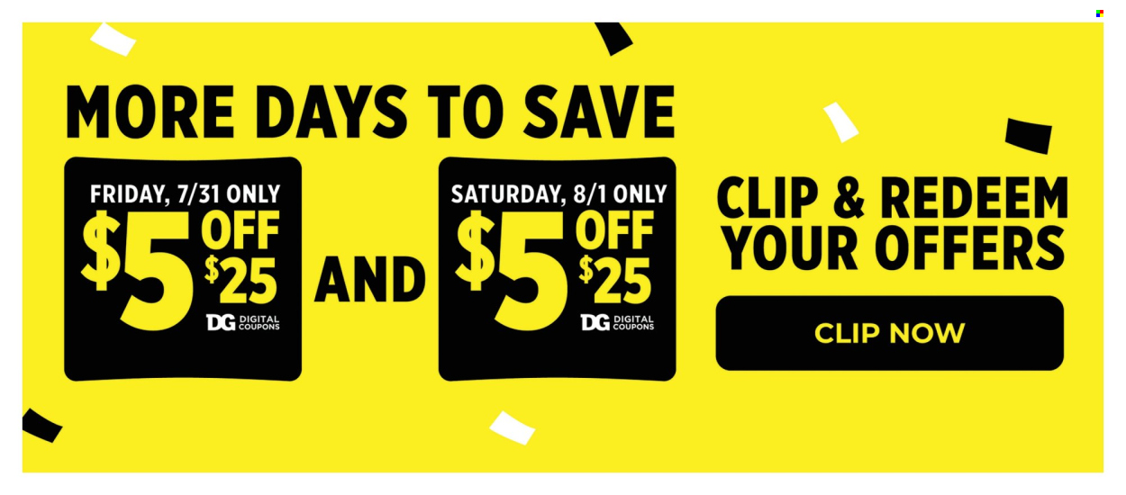 Dollar General ad - 07/26/2026 - 08/01/2026. Page 2