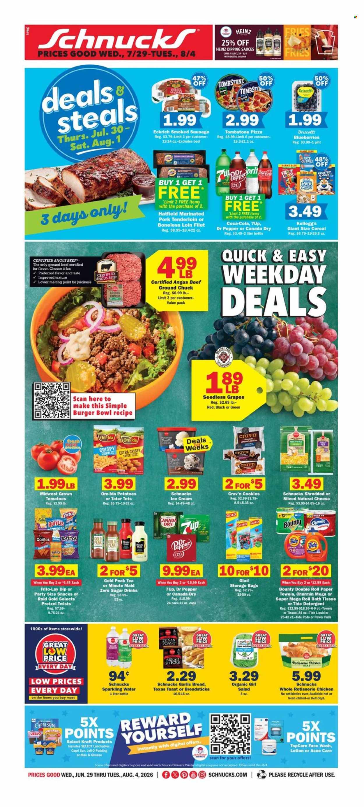 Schnucks ad - 07/29/2026 - 08/04/2026. Page 1