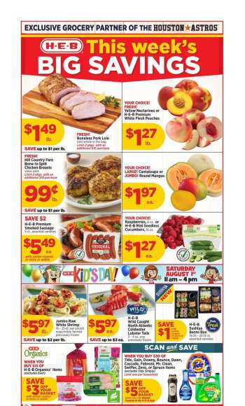 H-E-B Flyer - 07/29/2026 - 08/04/2026.