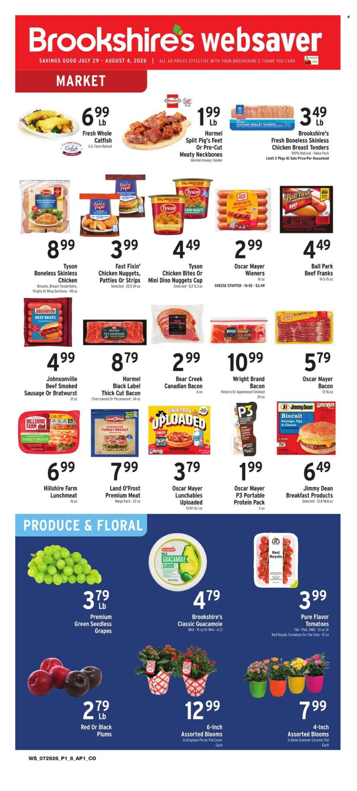 Brookshires ad - 07/29/2026 - 08/04/2026. Page 1