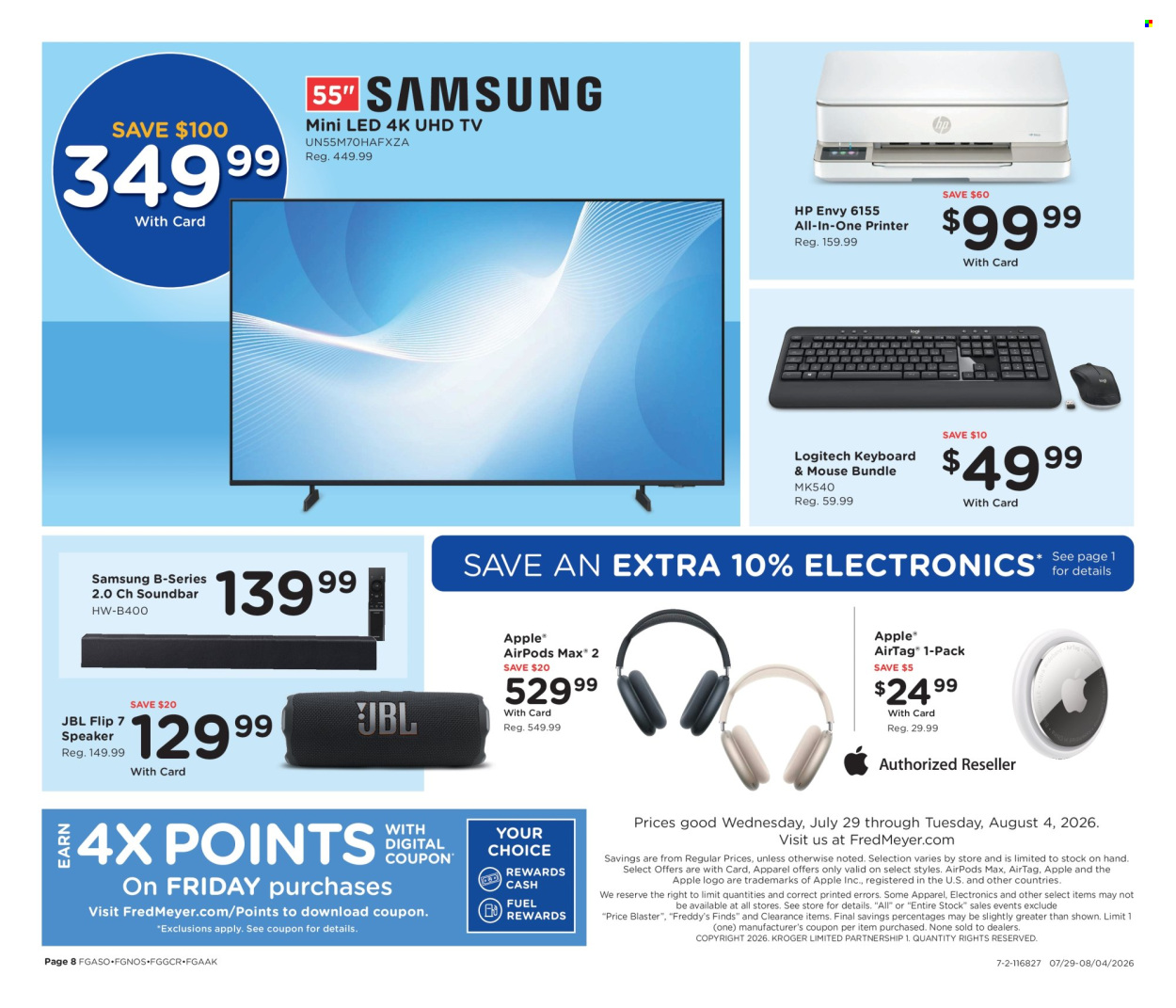 Fred Meyer ad - 07/29/2026 - 08/04/2026. Page 8