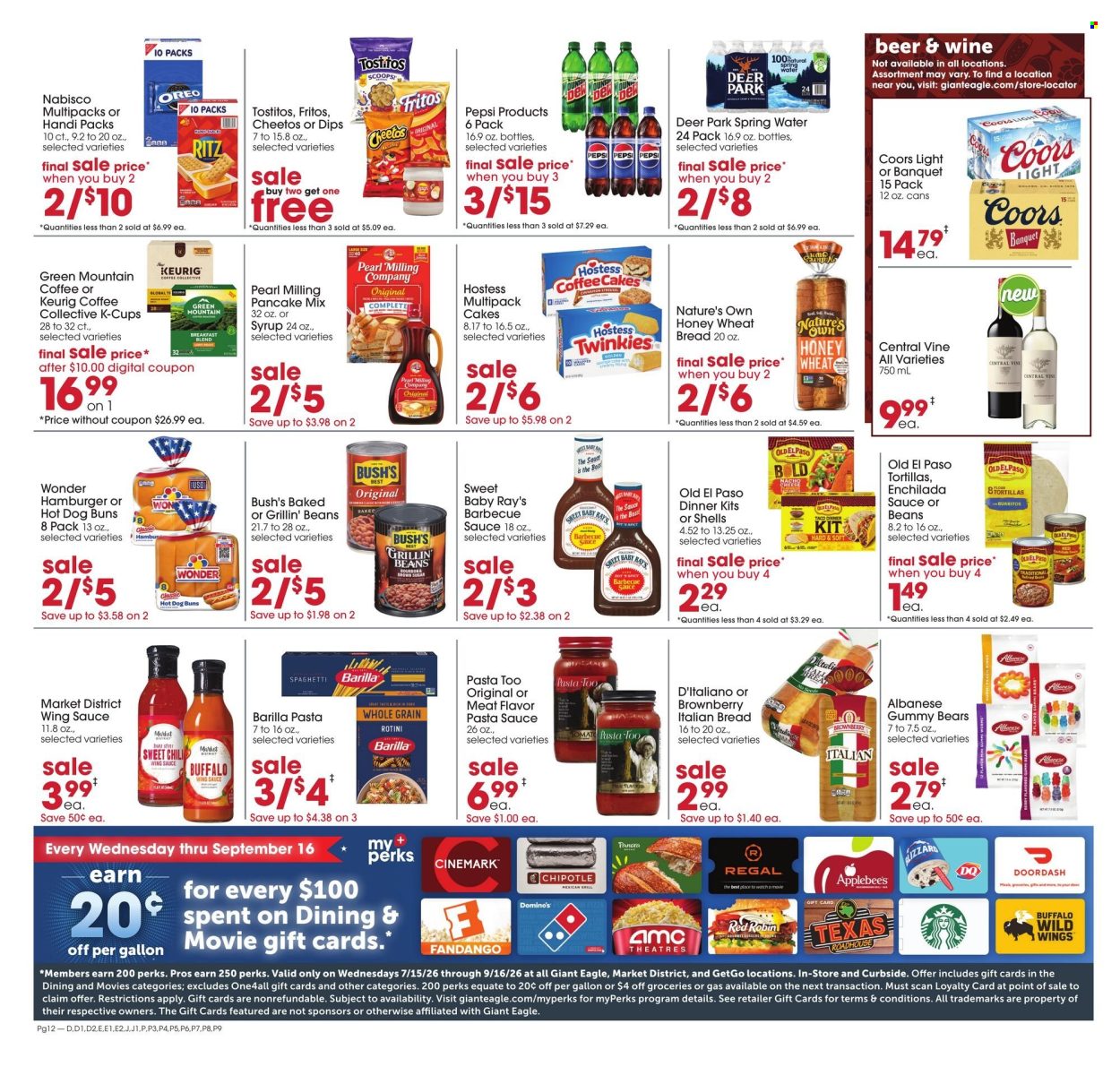 Giant Eagle ad - 07/30/2026 - 08/05/2026. Page 12