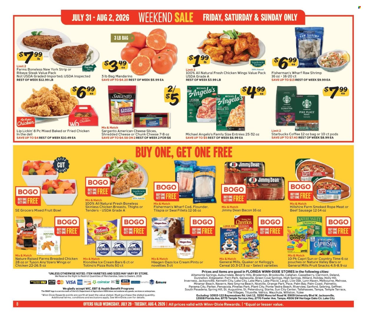 Winn Dixie ad - 07/29/2026 - 08/04/2026. Page 8