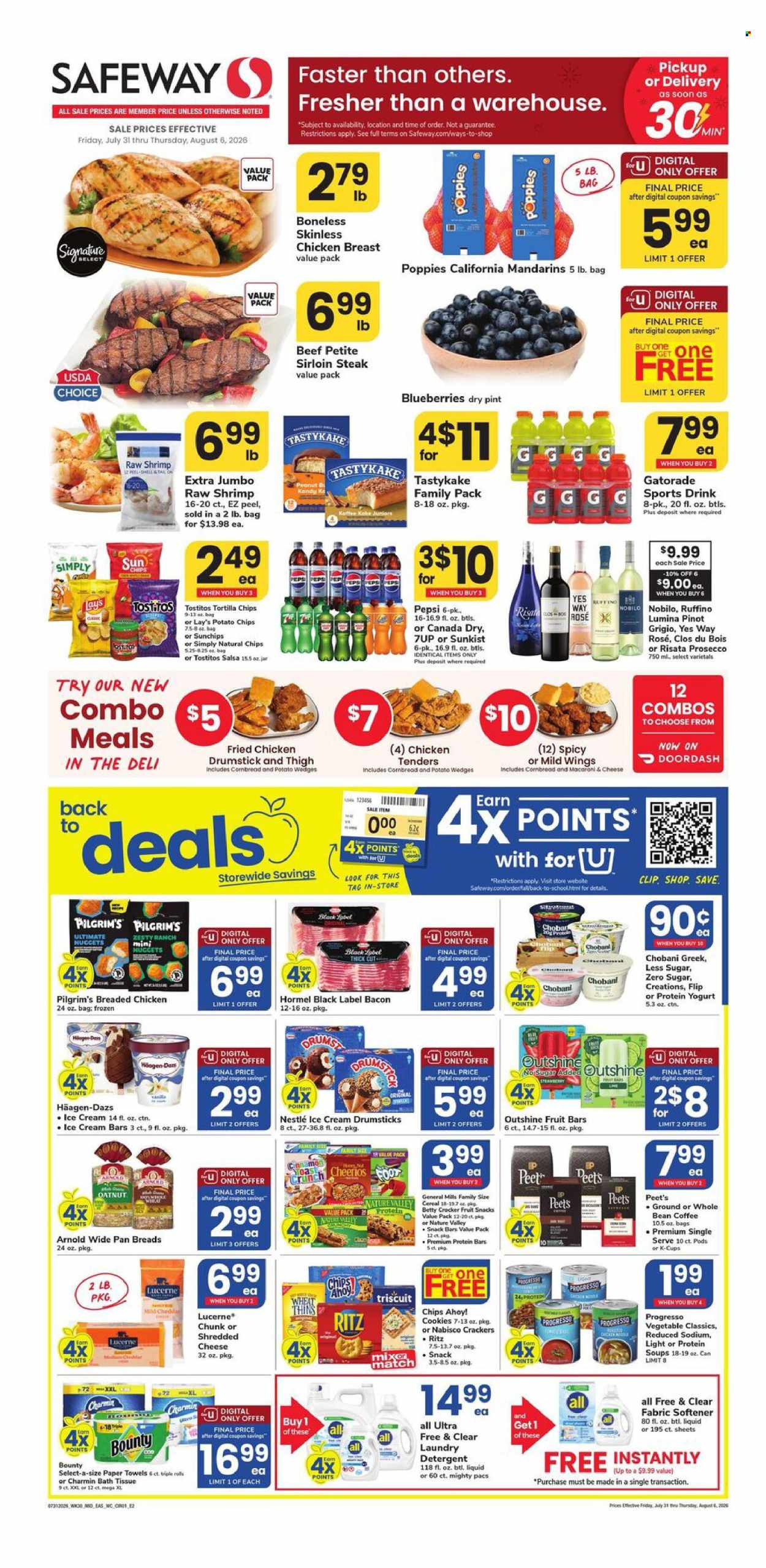 Safeway ad - 07/31/2026 - 08/06/2026. Page 1