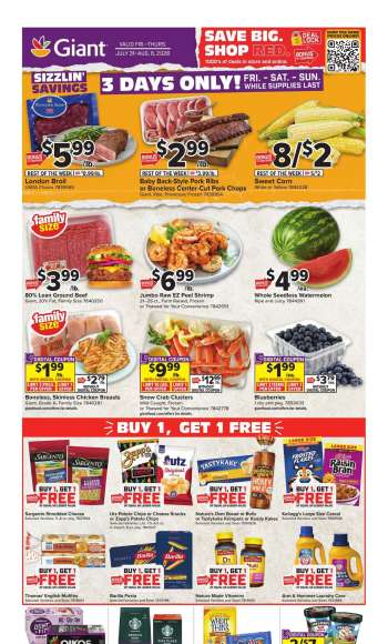 Giant Food Flyer - 07/31/2026 - 08/06/2026.