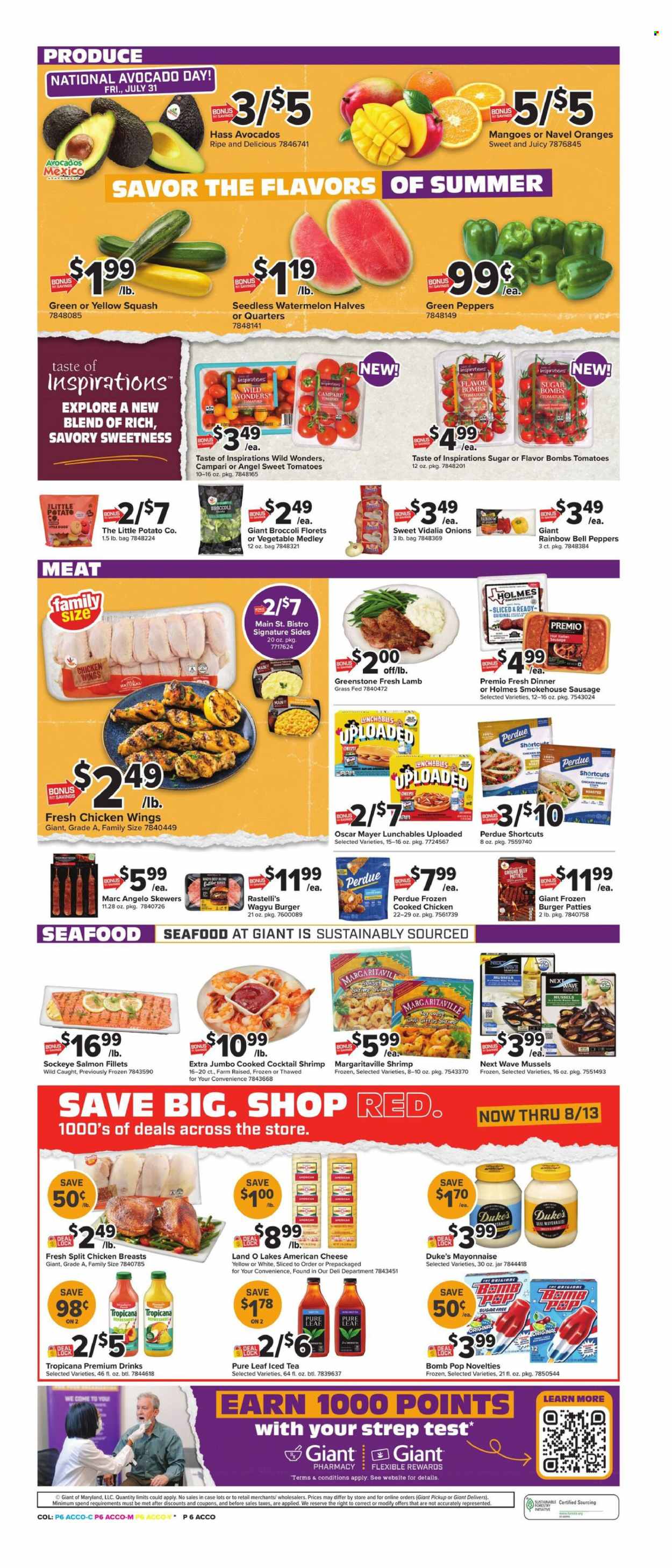 Giant Food ad - 07/31/2026 - 08/06/2026. Page 6