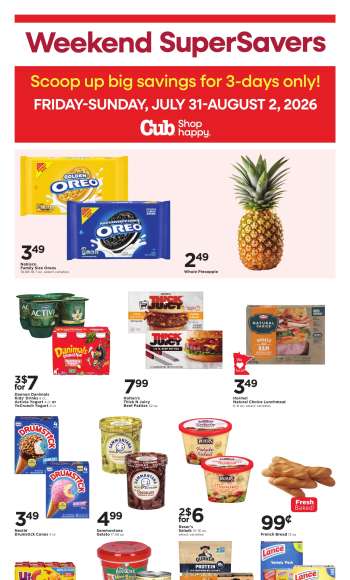 Cub Foods Flyer - 07/31/2026 - 08/02/2026.