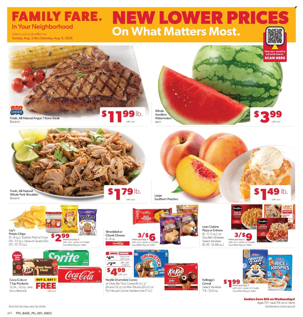 Family Fare ad - 08/02/2026 - 08/08/2026. Page 1