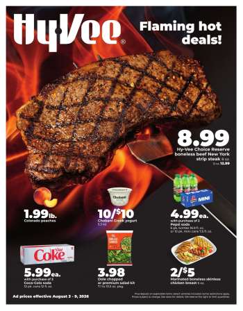 Hy-Vee Flyer - 08/03/2026 - 08/09/2026.