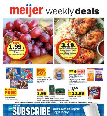 Meijer Flyer - 08/05/2026 - 08/11/2026.